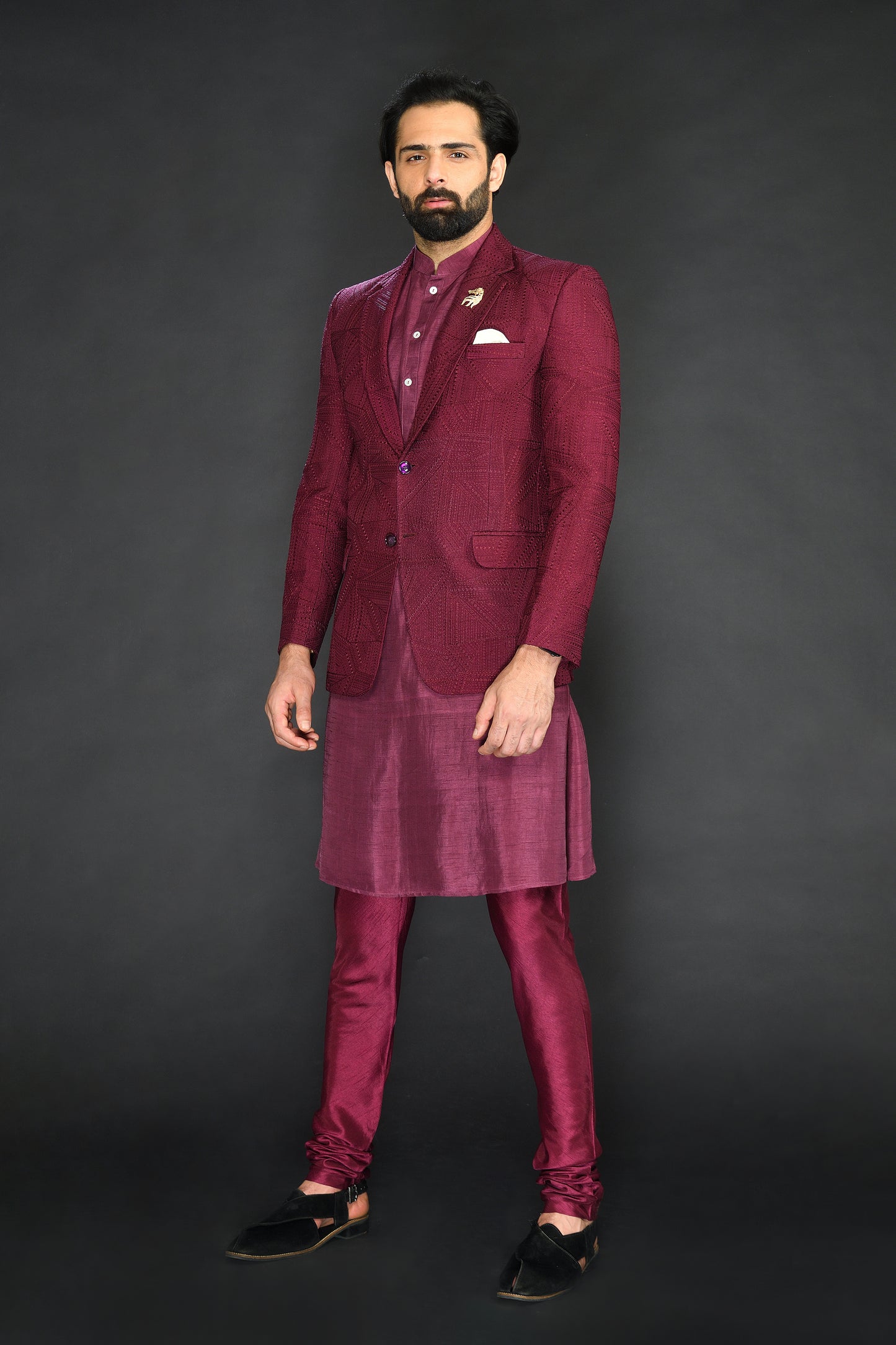 BLAZER WITH KURTA AND PANT