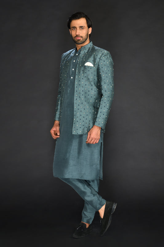 BANDGALA WITH KURTA AND TROUSER