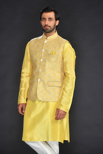 BUNDI WITH KURTA AND CHURIDAR