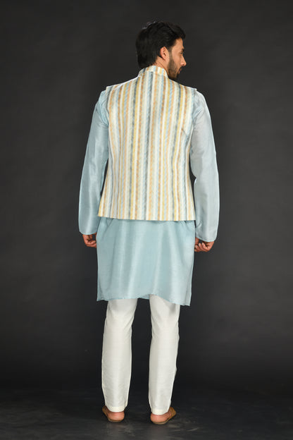 BUNDI WITH KURTA AND CHURIDAR