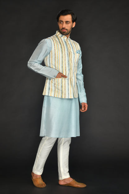 BUNDI WITH KURTA AND CHURIDAR