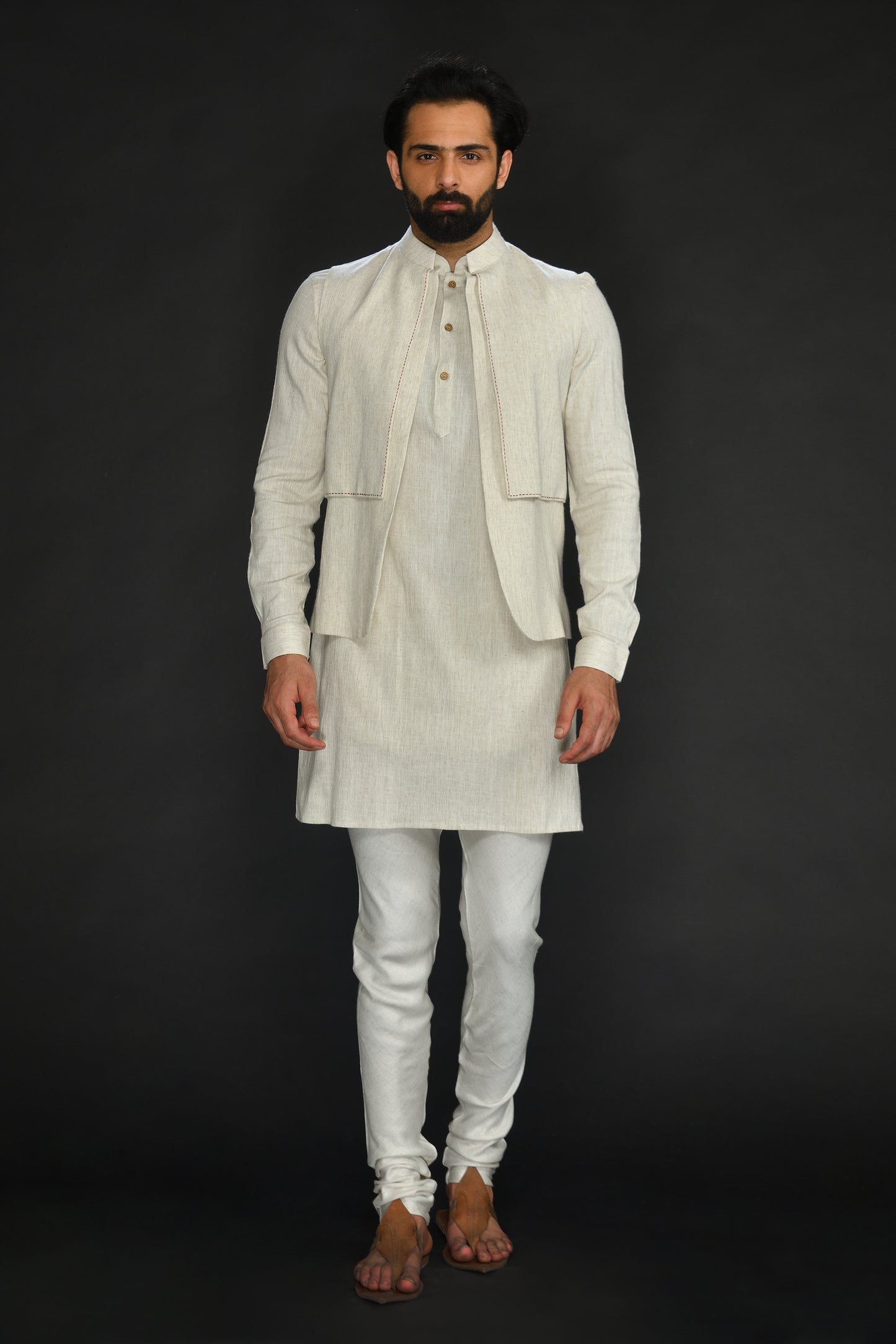 BUNDI WITH KURTA AND CHURIDAR