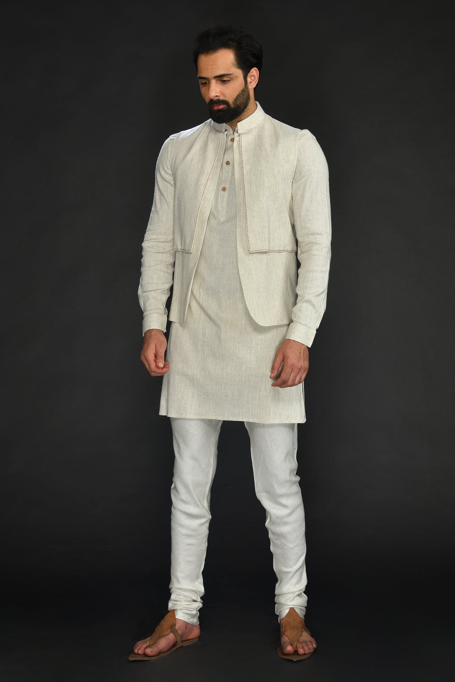 BUNDI WITH KURTA AND CHURIDAR