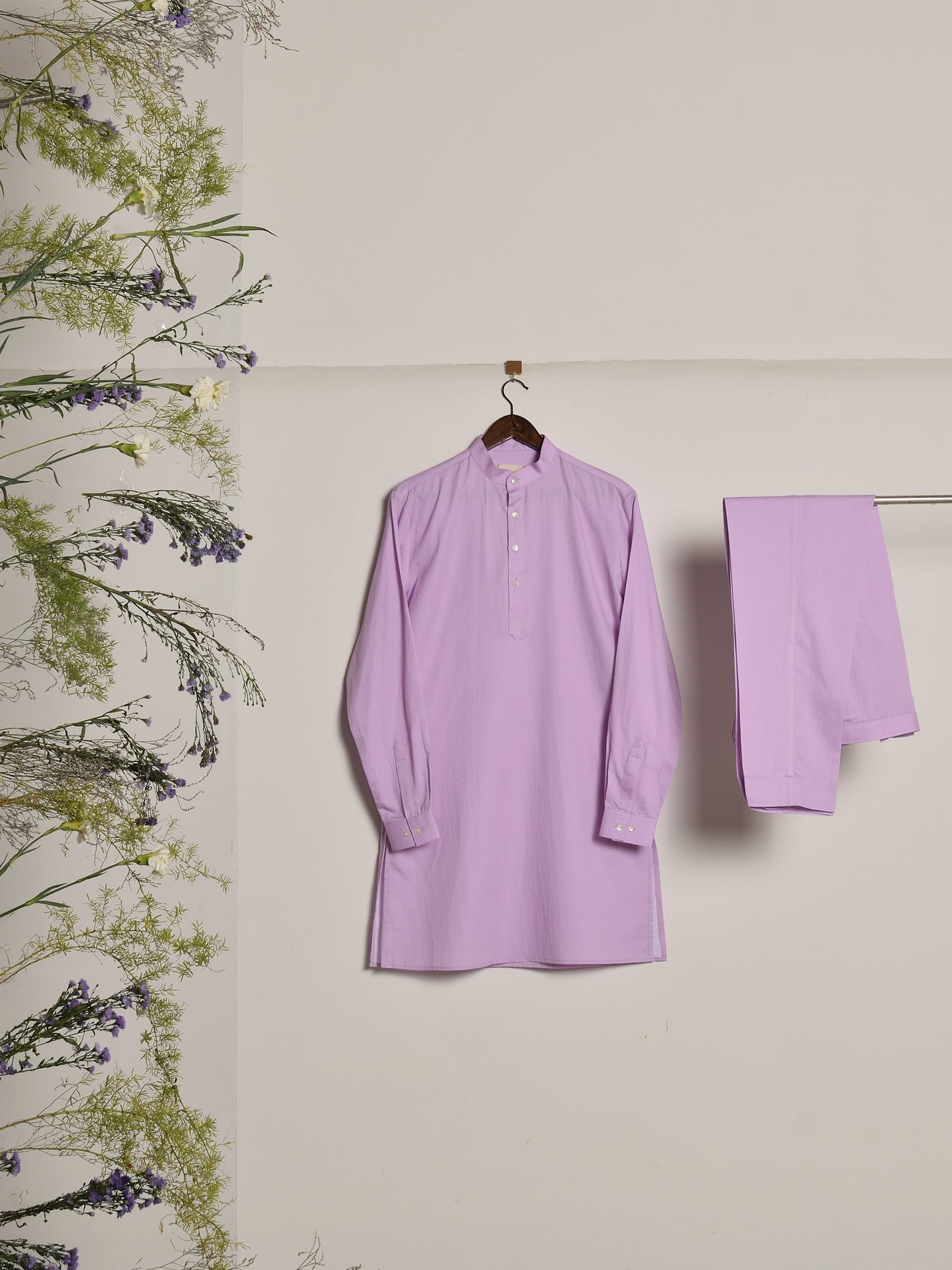 LILAC KURTA WITH PAJAMA