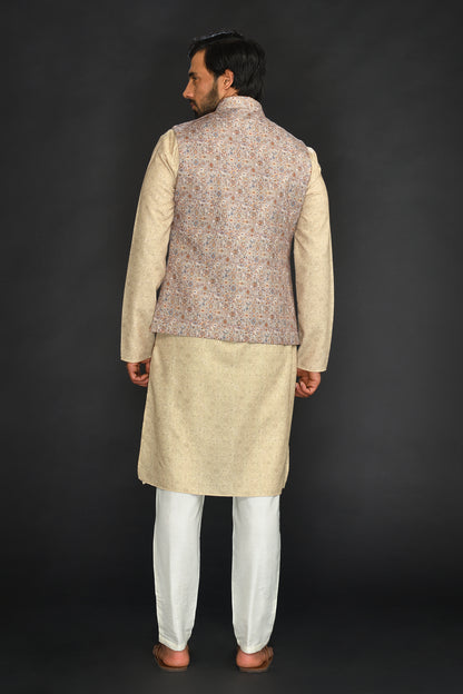 BUNDI WITH KURTA AND CHURIDAR