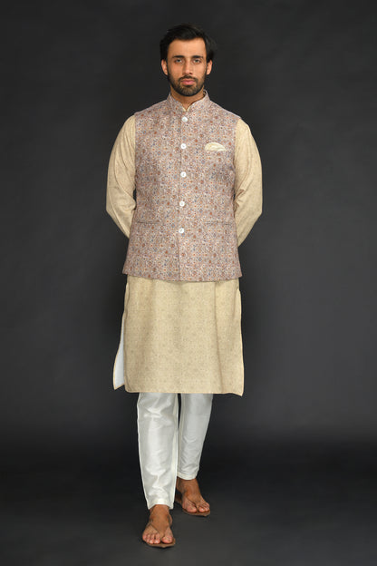 BUNDI WITH KURTA AND CHURIDAR