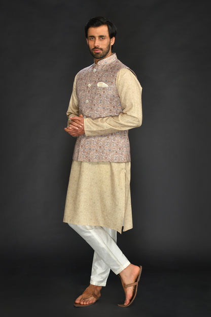 BUNDI WITH KURTA AND CHURIDAR