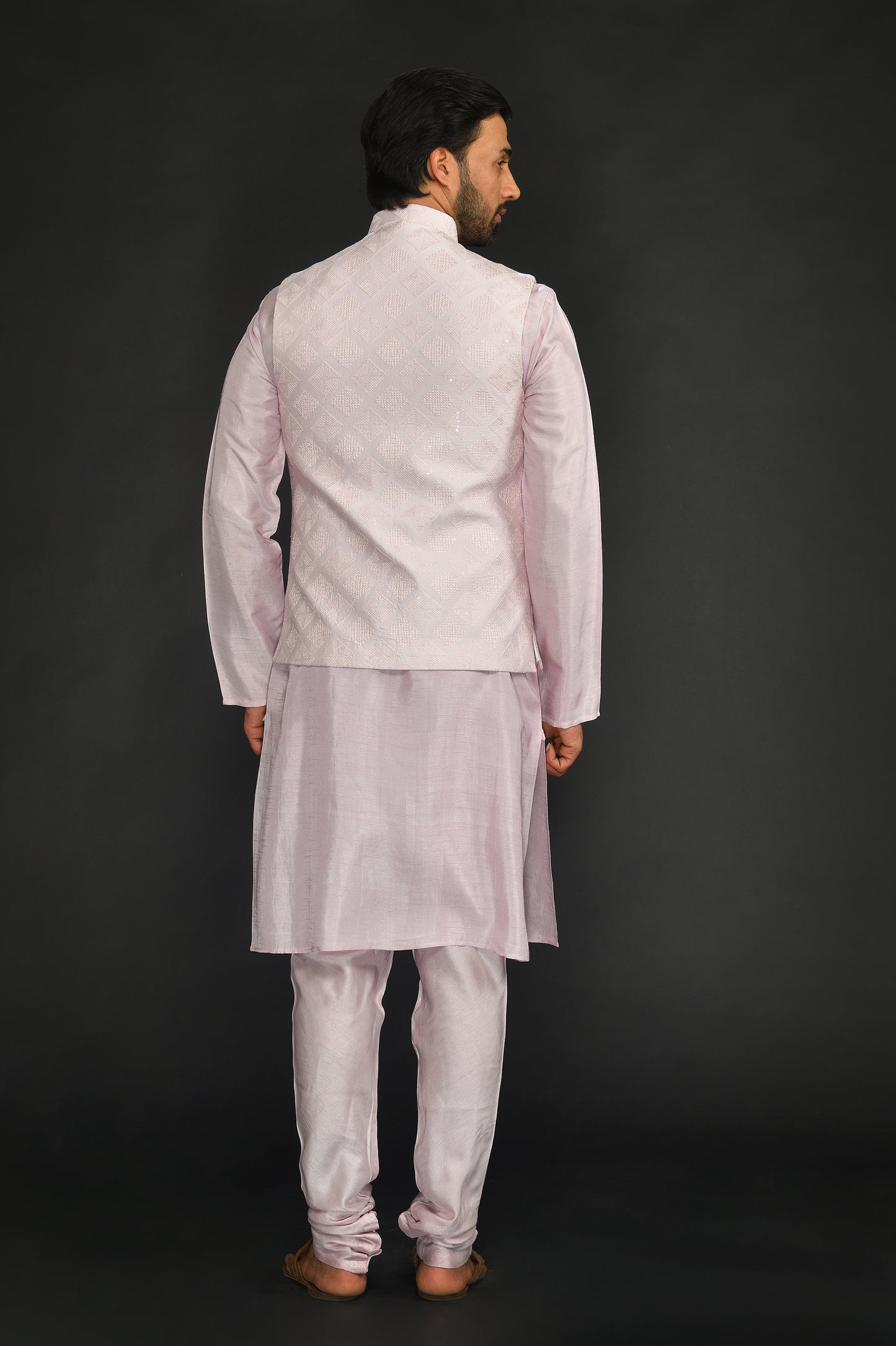 BUNDI WITH KURTA AND CHURIDAR