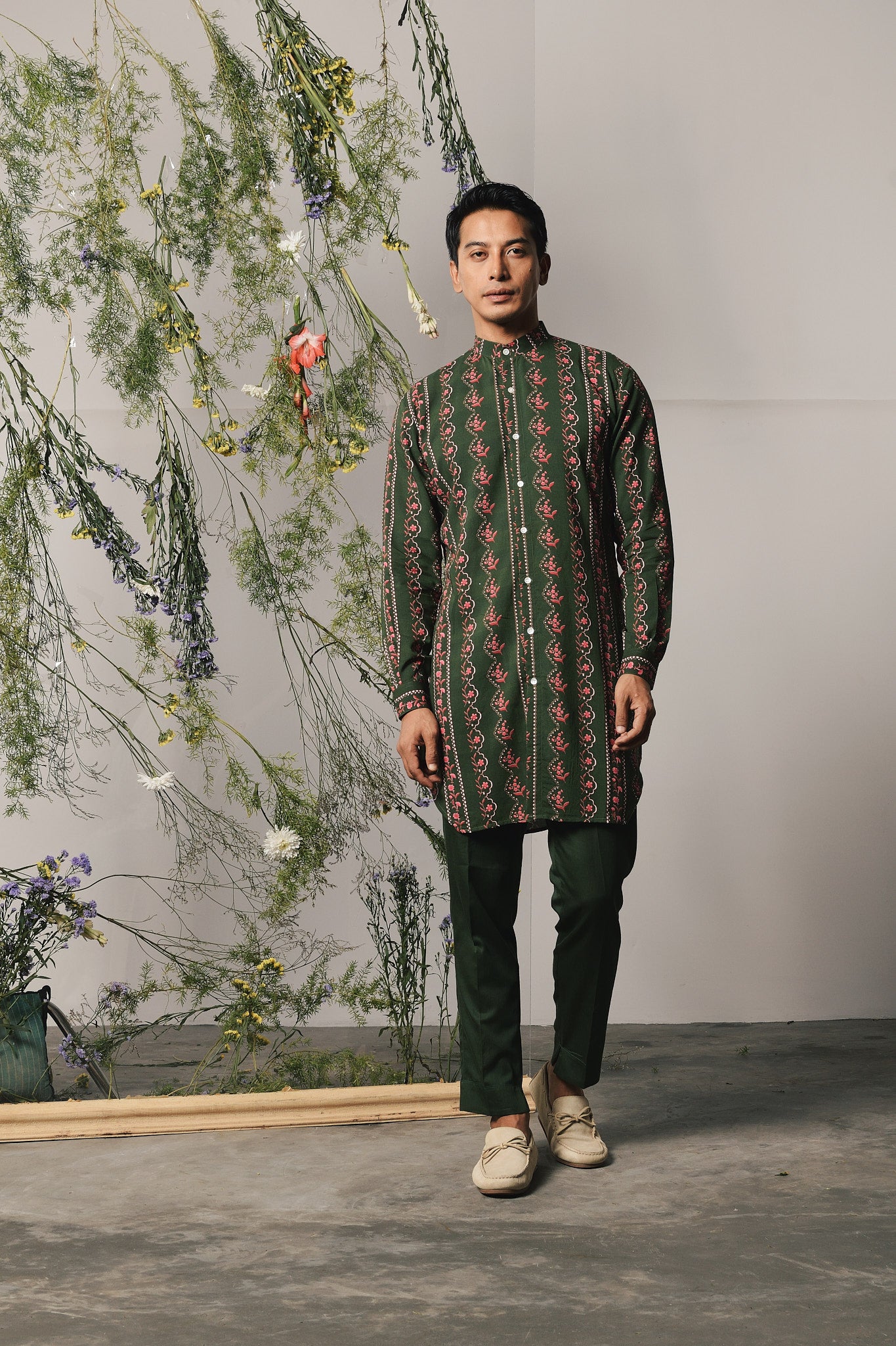 PINE RIVIERA KURTA WITH PAJAMA