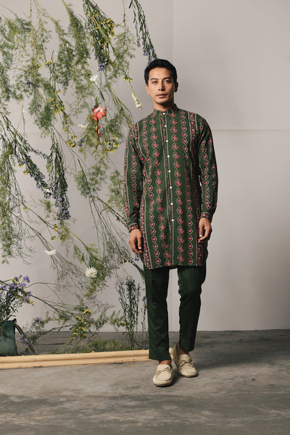 PINE RIVIERA KURTA WITH PAJAMA