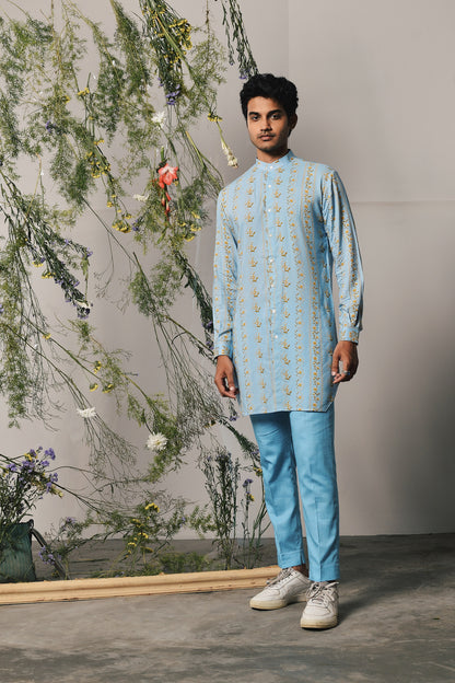 SKY RIVIERA KURTA WITH PAJAMA