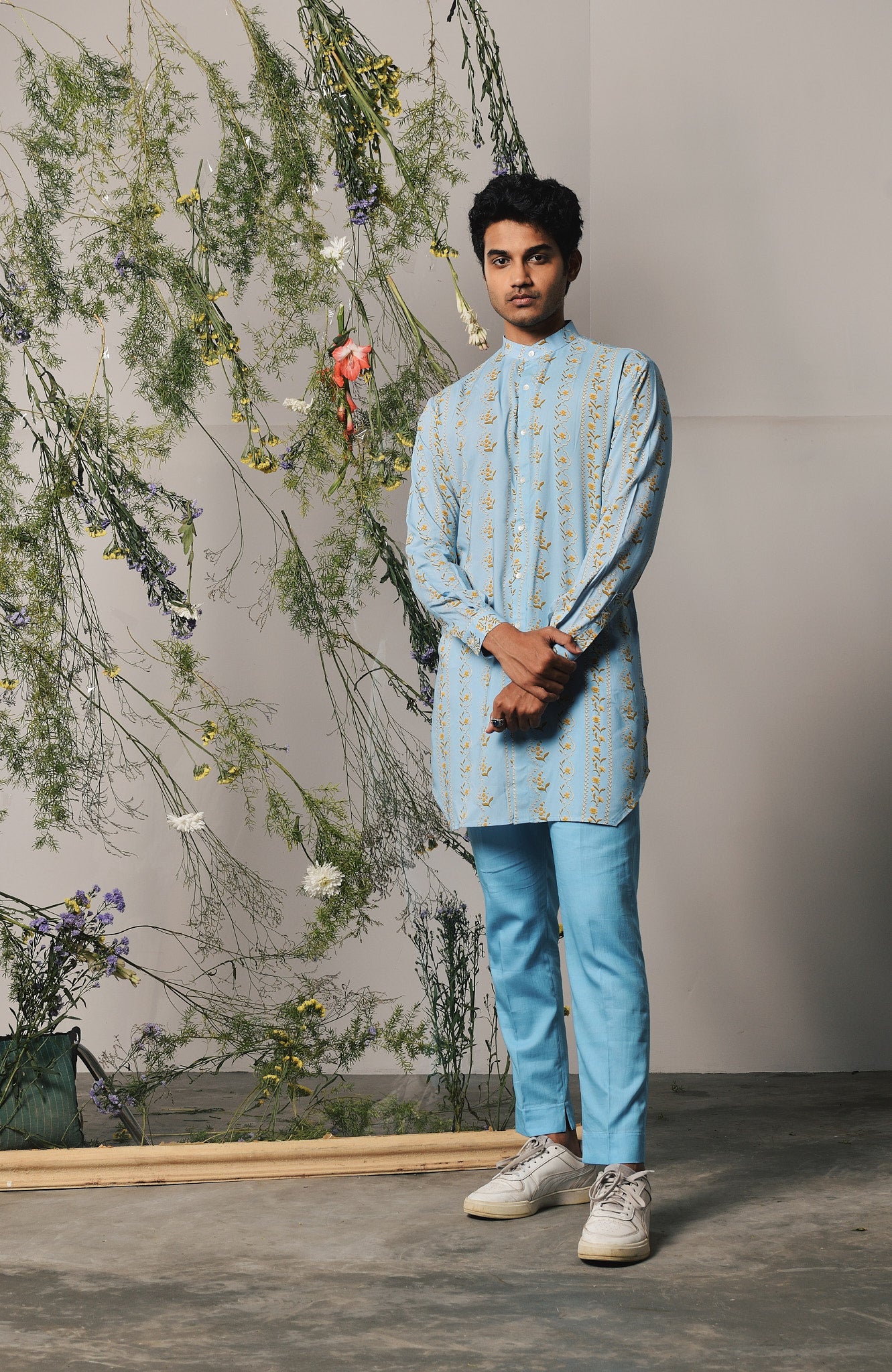 SKY RIVIERA KURTA WITH PAJAMA