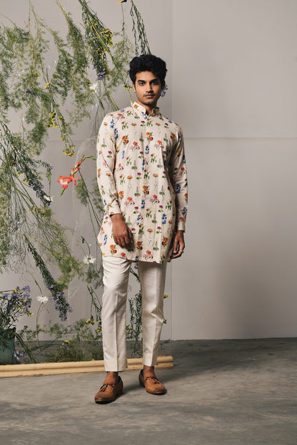 CHAMPAGNE VITA KURTA WITH PAJAMA