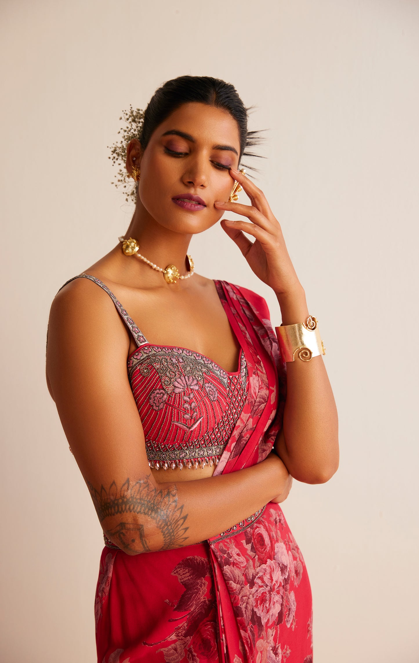 RUMI PRE-DRAPED SAREE