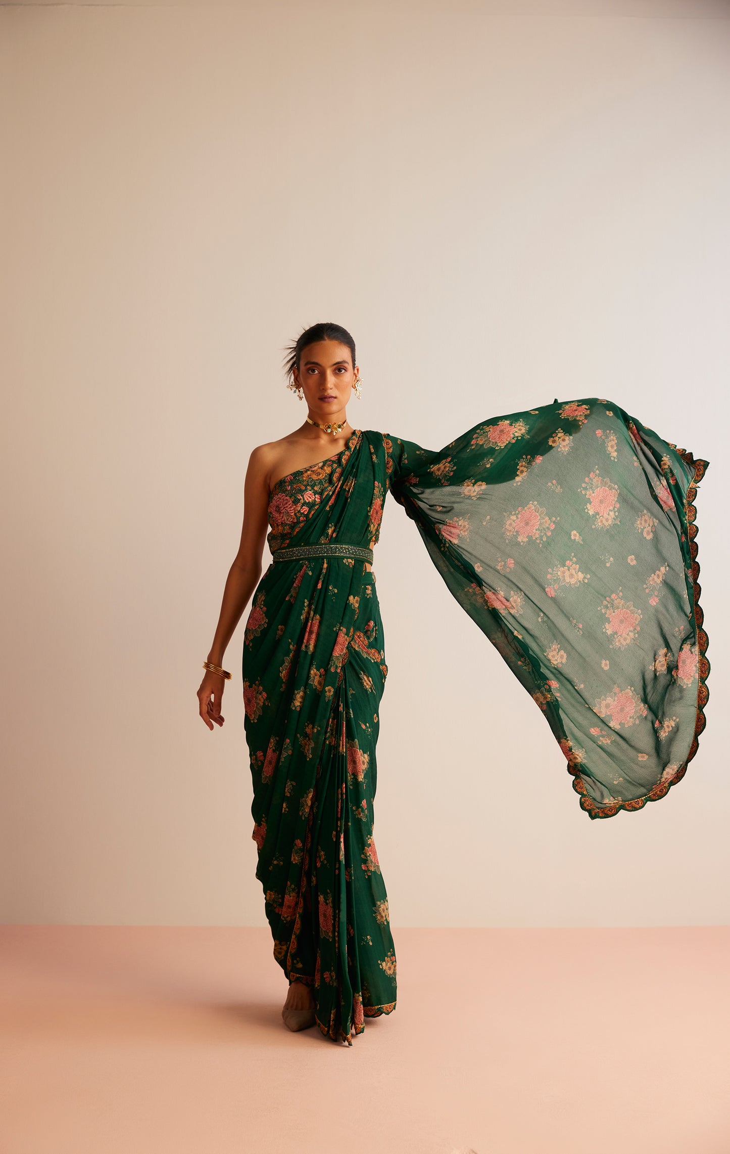 ADIRA PRE-DRAPED SAREE