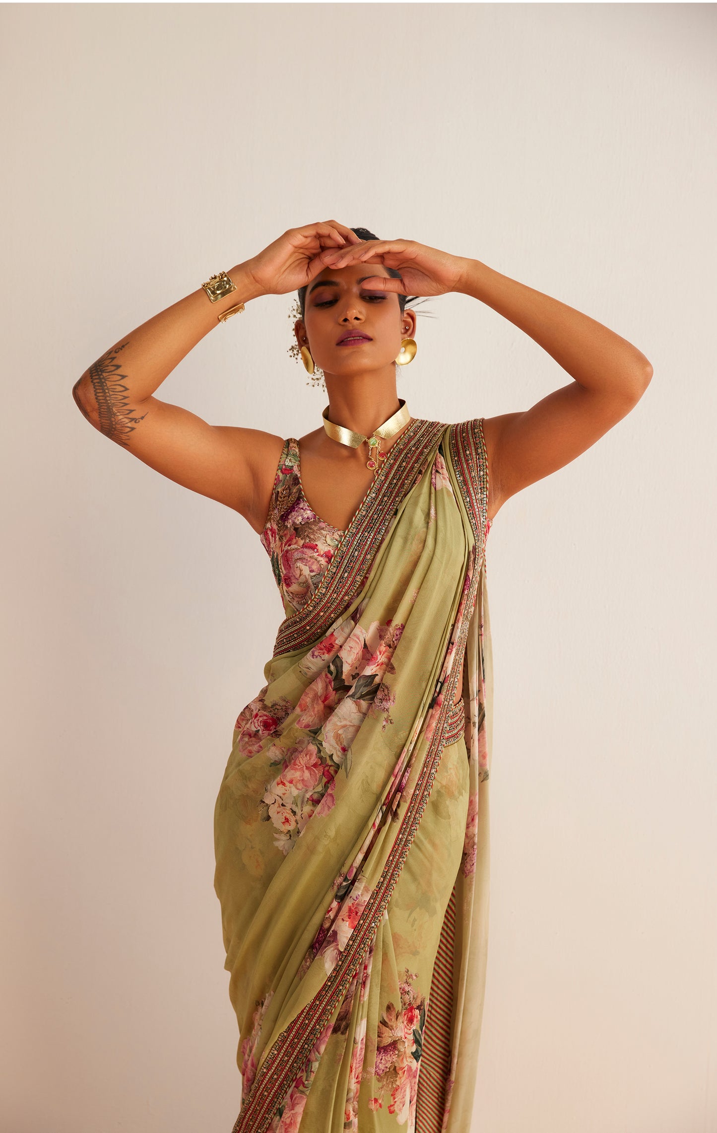 NAYSA PRE-DRAPED SAREE