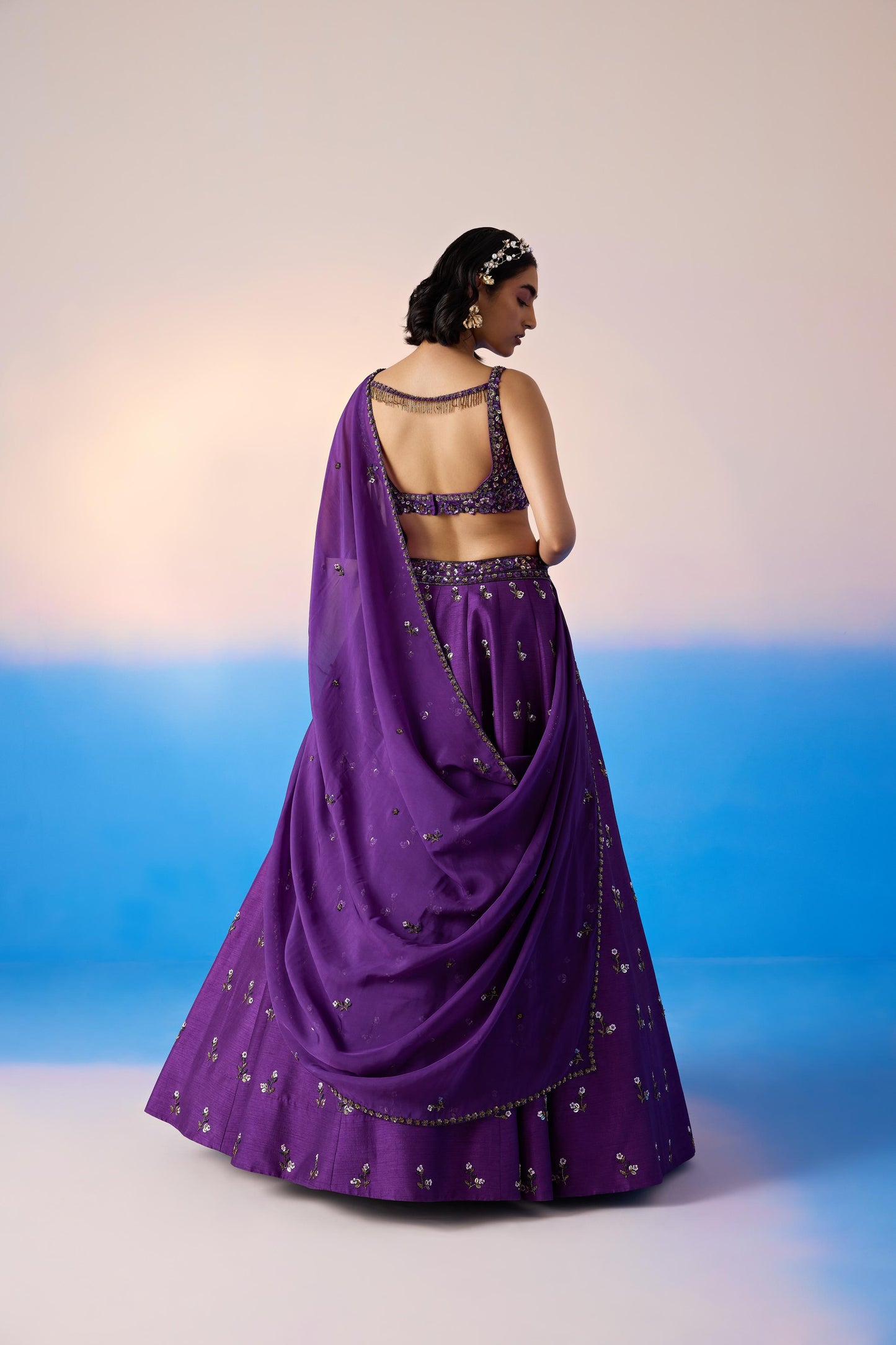 ROYAL PURPLE LEHENGA SET