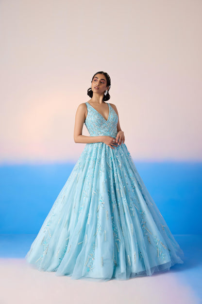 SKY BLUE GOWN