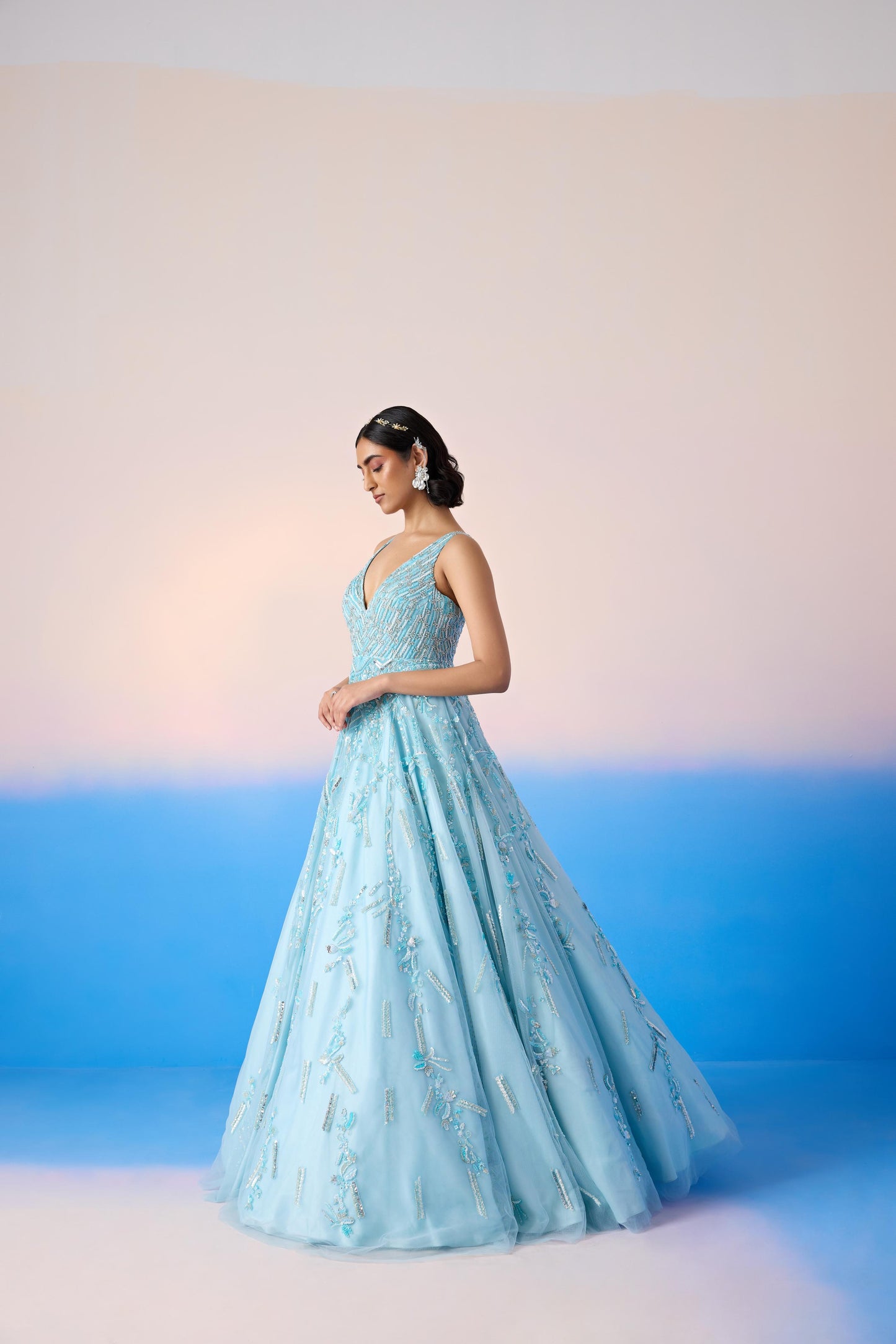 SKY BLUE GOWN