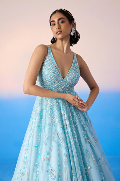 SKY BLUE GOWN