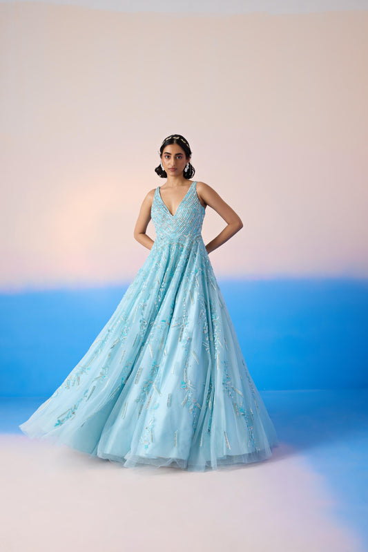 SKY BLUE GOWN