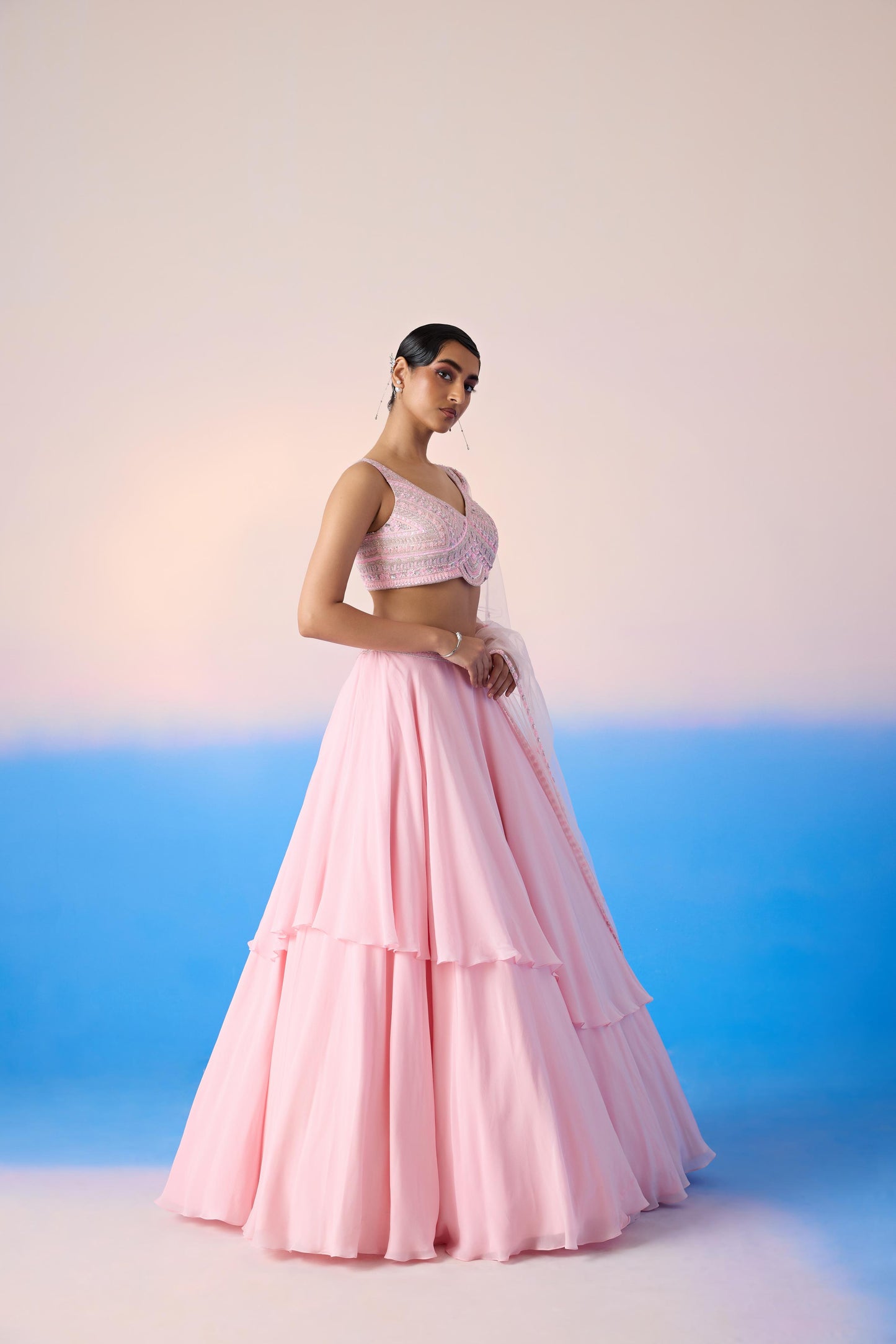 CARNATION PINK LEHENGA SET