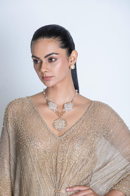 GOLDEN EMBROIDERED KAFTAN