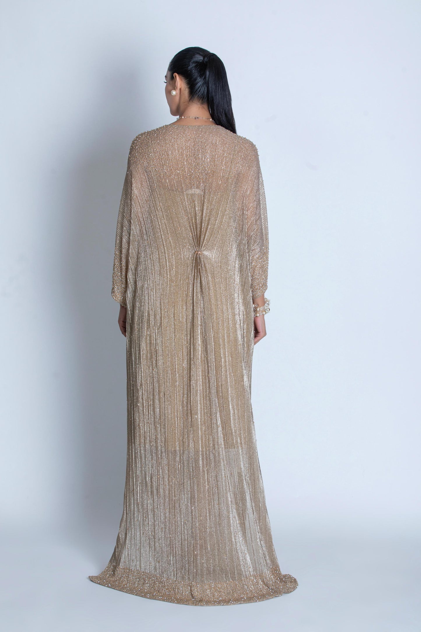 GOLDEN EMBROIDERED KAFTAN