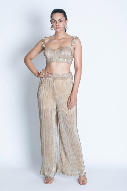 GOLDEN BUSTIER & PANT