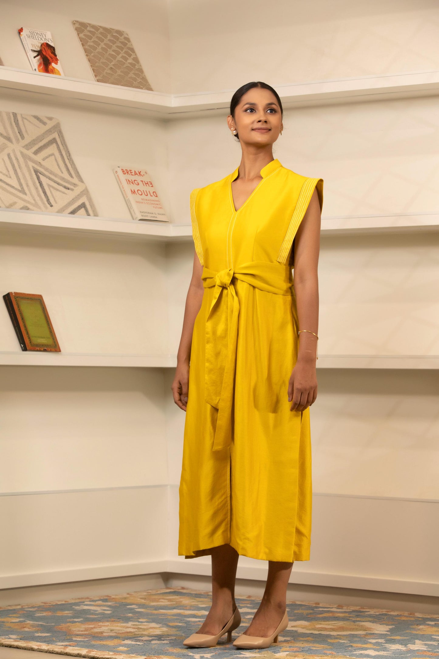 YELLOW LONG DRESS