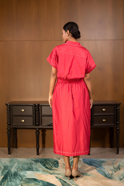 GRACE COLLARED DRESS