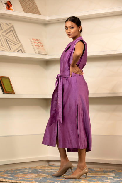 PURPLE LONG DRESS