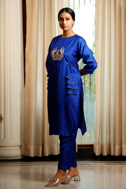 BLUE KURTA SET