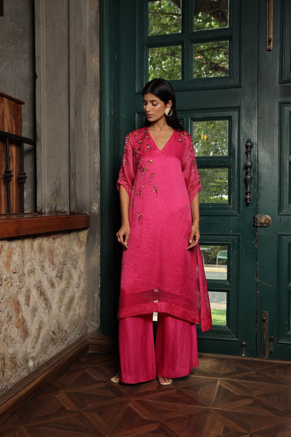ZIYA 1 - ORGANZA A-LINE KURTA WITH PANT