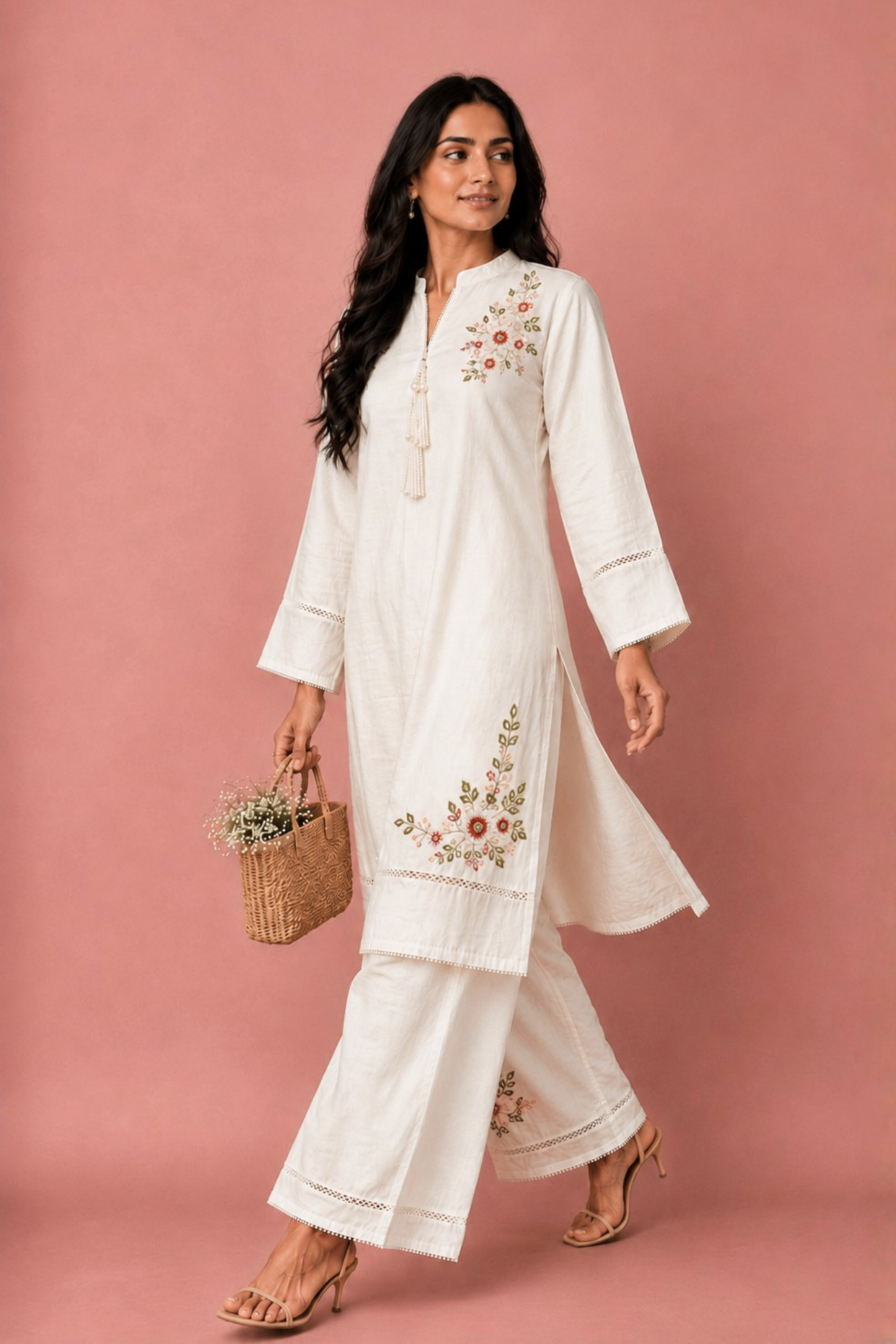 FLORAL WHISPER KURTA SET