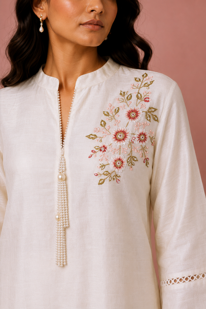 FLORAL WHISPER KURTA SET
