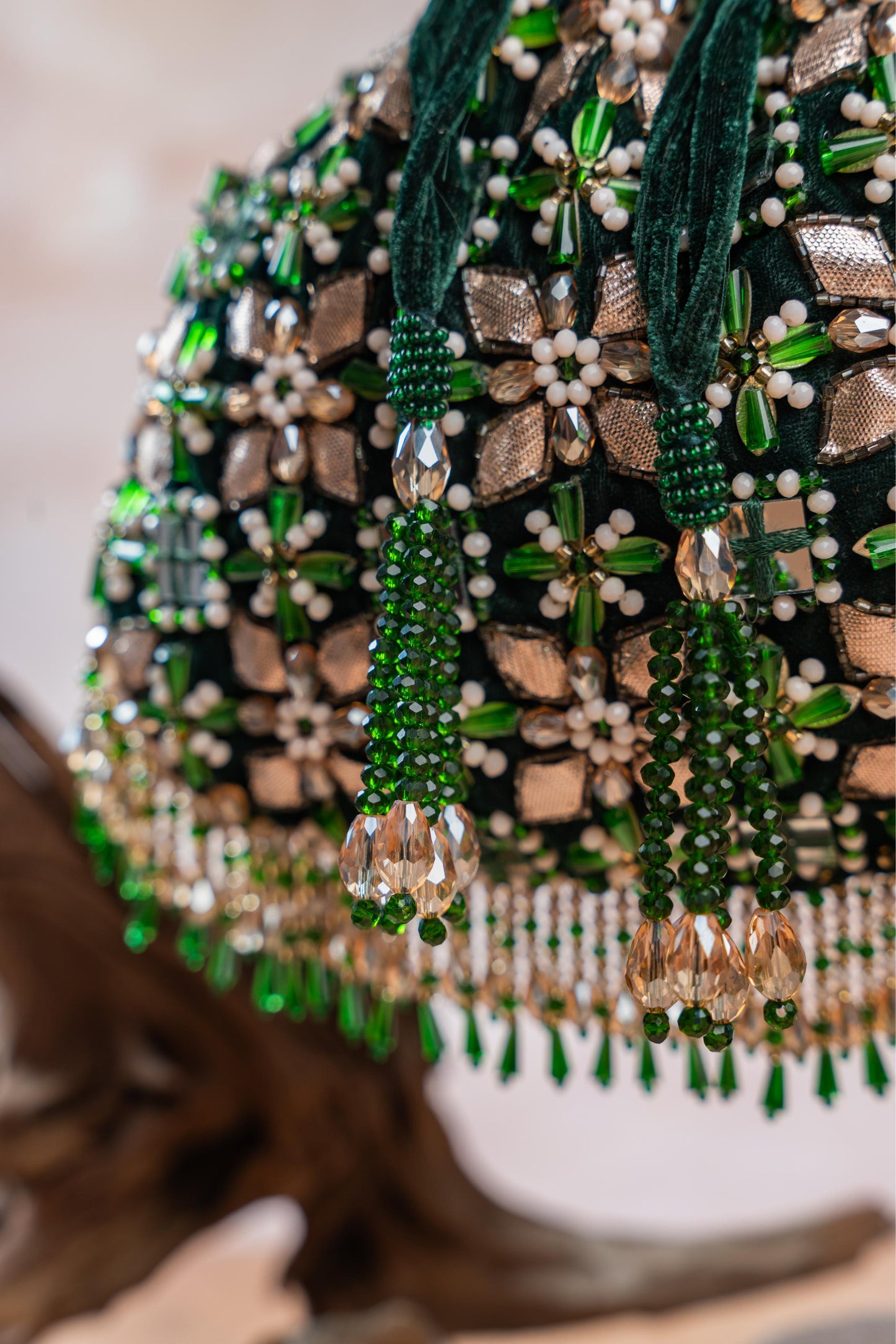 FLORAL TRELLIS EMERALD