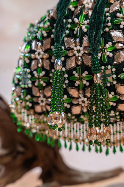 FLORAL TRELLIS EMERALD