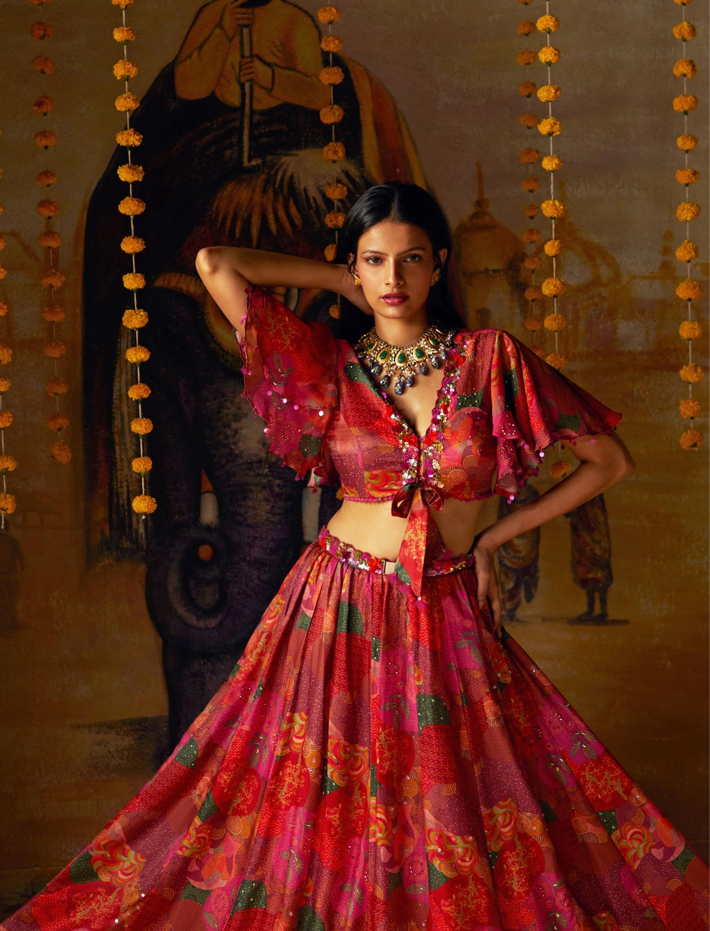 PINK LEHENGA SET