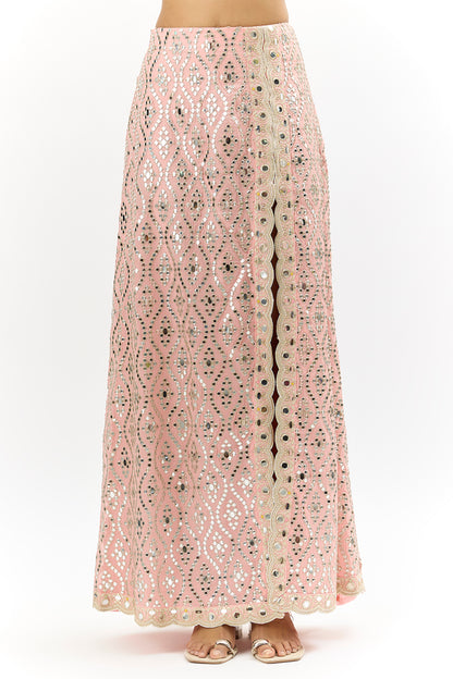 MADHULIKA SKIRT SET WITH CAPE