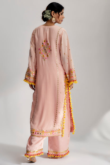 NISHIKA LONG KURTA WITH PALAZO