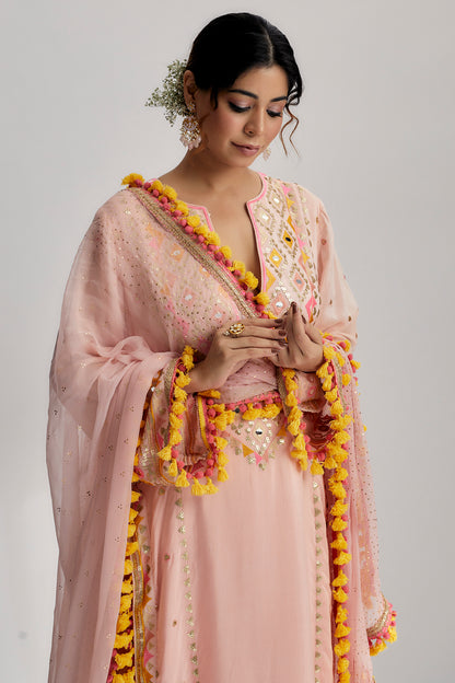 NISHIKA LONG KURTA WITH PALAZO