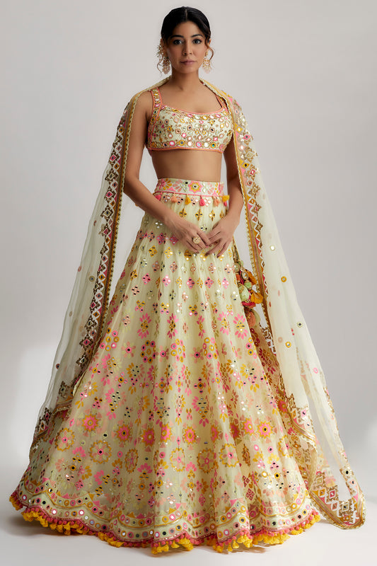 REEVA MELA LEHENGA SET