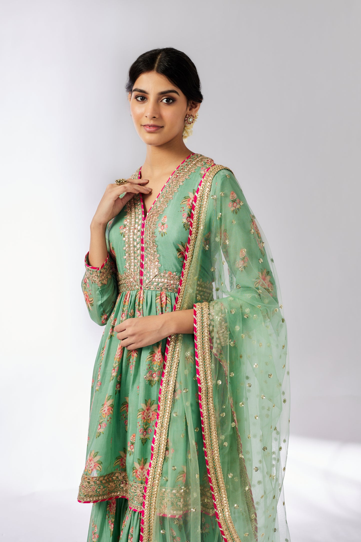 SAMIKSHA PEPLUM SHARARA SET