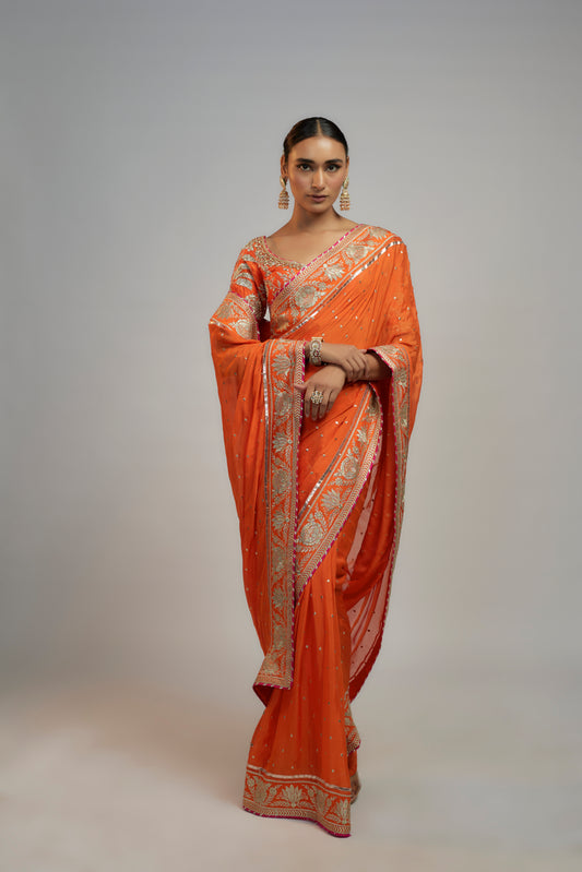 GOLCONDA FEZ SAREE SET