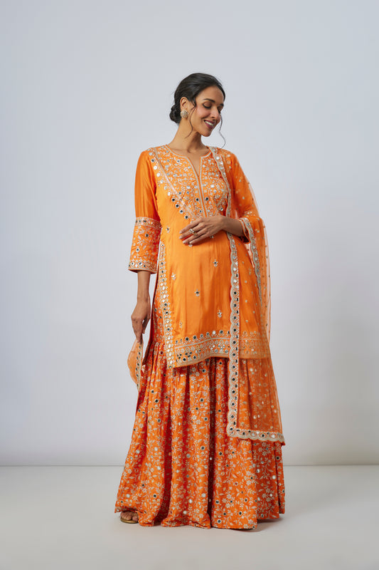 AADHIRA SHARARA SET