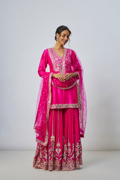 EKANTIKA SHARARA SET