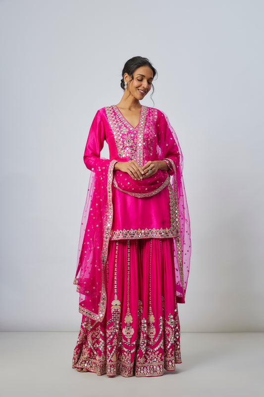 EKANTIKA SHARARA SET