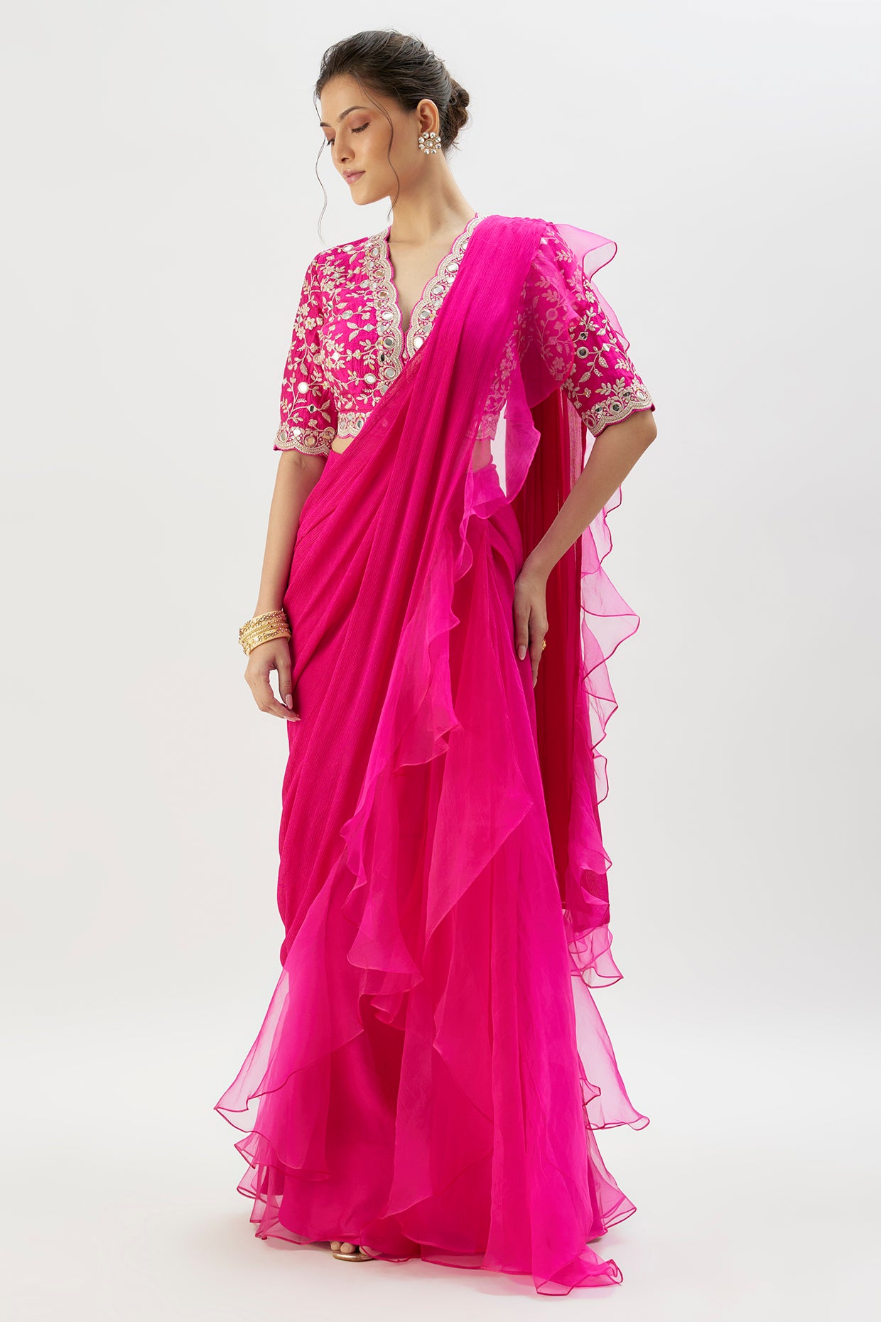 GANIKA SAREE SET