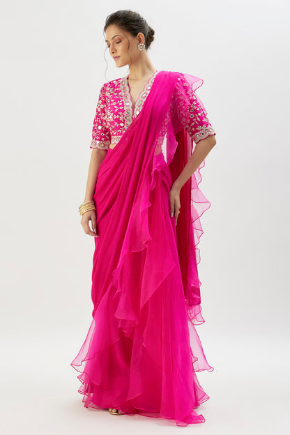 GANIKA SAREE SET